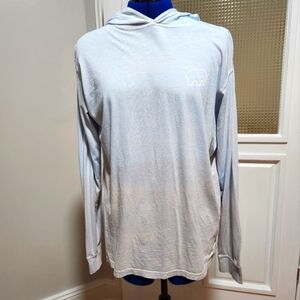 Ivory Ella Long sleeve hoodie light blue ombre